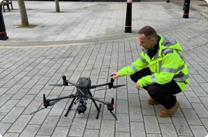 A drone survey conducted by experts to generate precise and detailed site plans